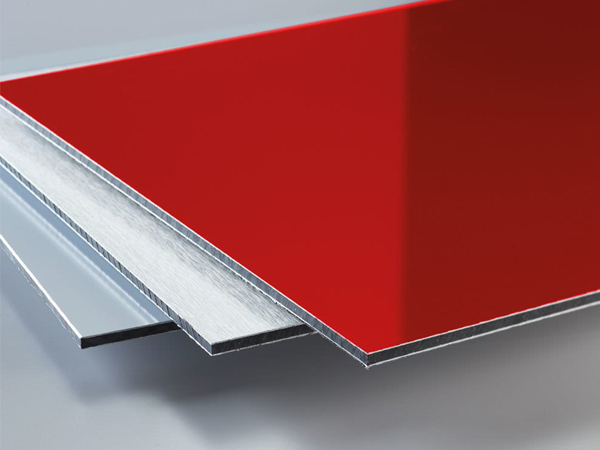 feuille de plastique en aluminium