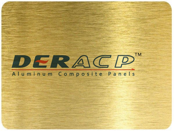 matériau composite en aluminium brossé