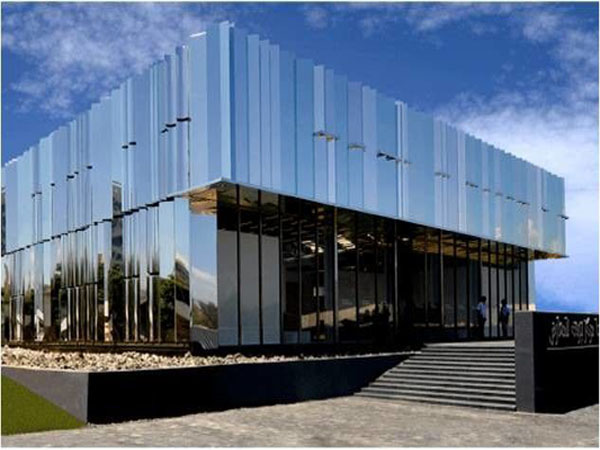 зеркальная алюминиевая композитная панель