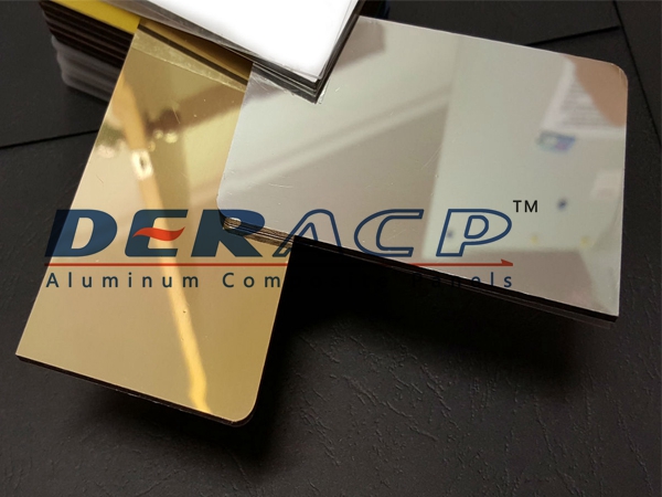 silver mirror aluminum composite panel